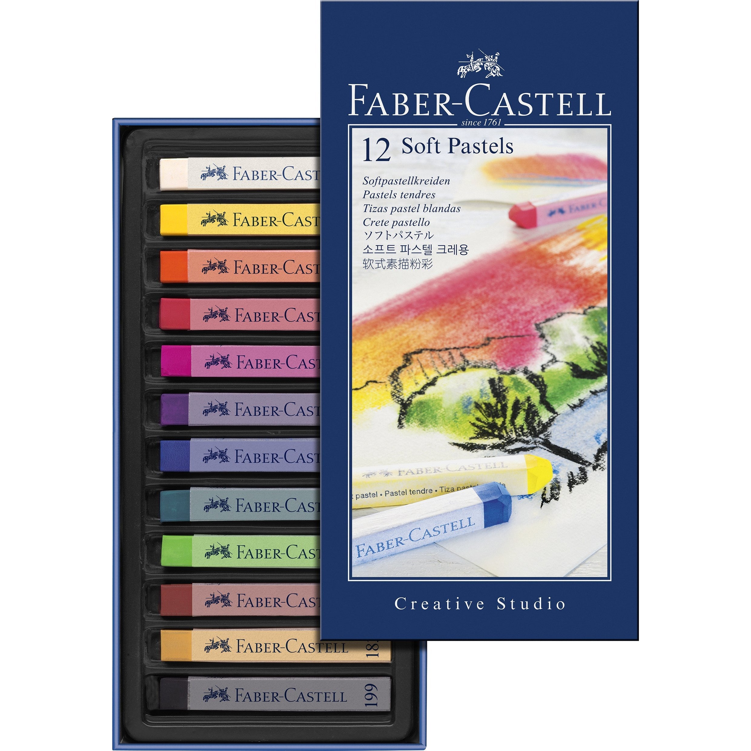 Box of 12 Soft Cakes. Faber-Castell